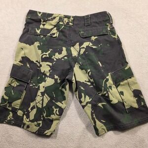 Under Armour Cargo Shorts Mens 34x11 Green Camo Wounded Warrior Project Outdoor